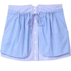 Thakoon Sky Blue Mini Skirt